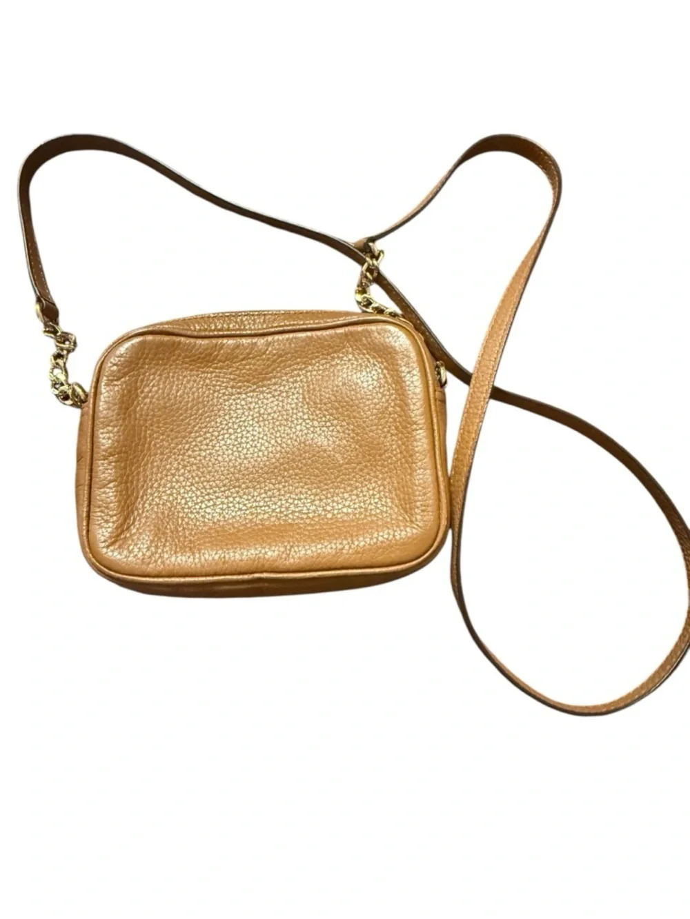 Michael Kors Tan Leather Crossbody Bag